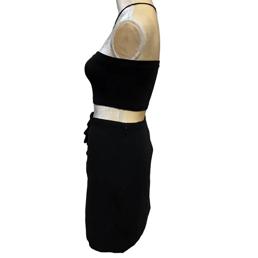 Victoria Beckham for Target NWOT Black Mini Skirt Women L